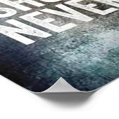 トレーニングやる気を起こさせる ポスター (角)