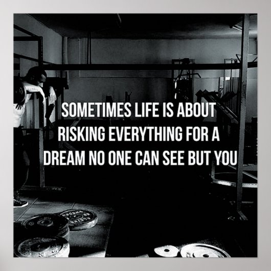 トレーニングやる気を起こさせる ポスター (正面)