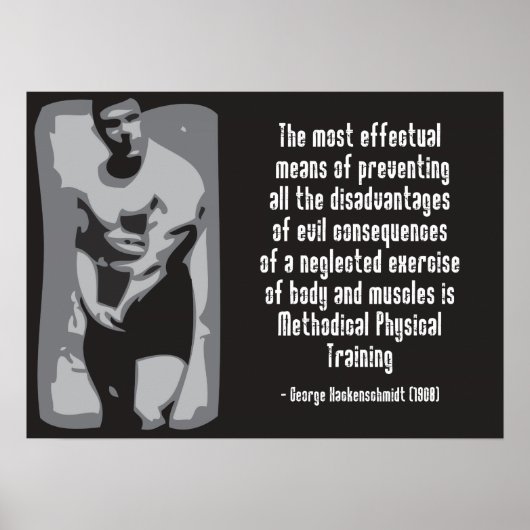 トレーニングやる気を起こさせる ポスター (正面)