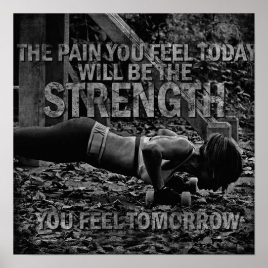 トレーニングやる気を起こさせる ポスター (正面)