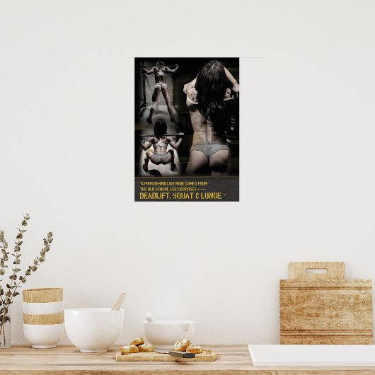 トレーニングやる気を起こさせる ポスター (キッチン)