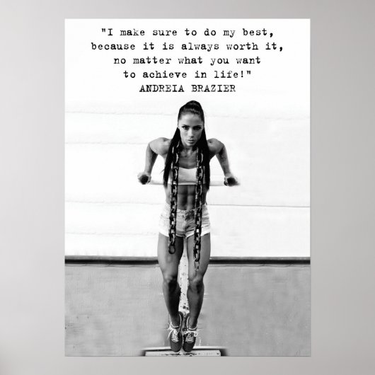 トレーニングやる気を起こさせる ポスター (正面)