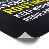 トレーニングやる気を起こさせる ポスター (角)