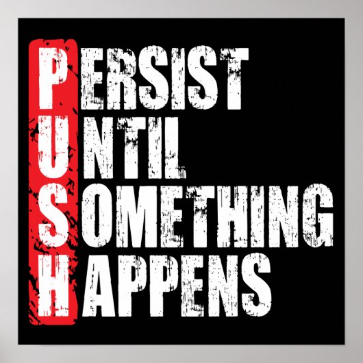 トレーニングやる気を起こさせる ポスター (正面)