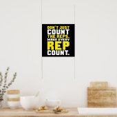 トレーニングやる気を起こさせる ポスター (キッチン)