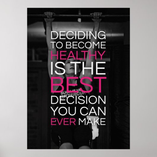 トレーニングやる気を起こさせる ポスター (正面)