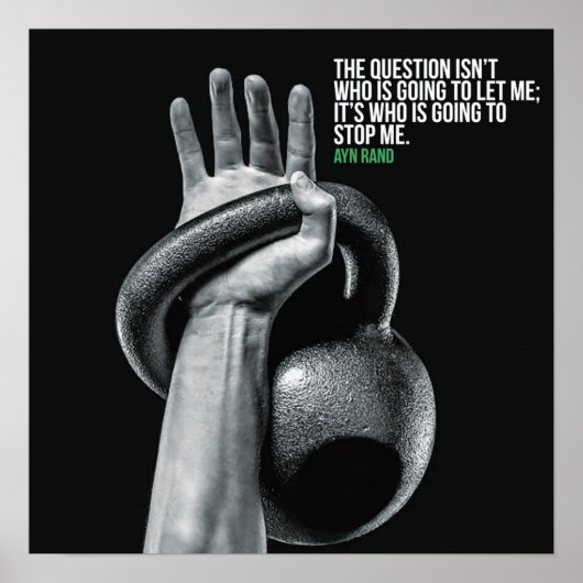 トレーニングやる気を起こさせる ポスター (正面)