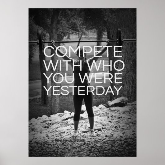 トレーニングやる気を起こさせる ポスター (正面)