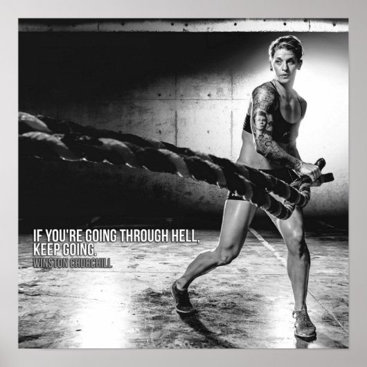 トレーニングやる気を起こさせる ポスター (正面)