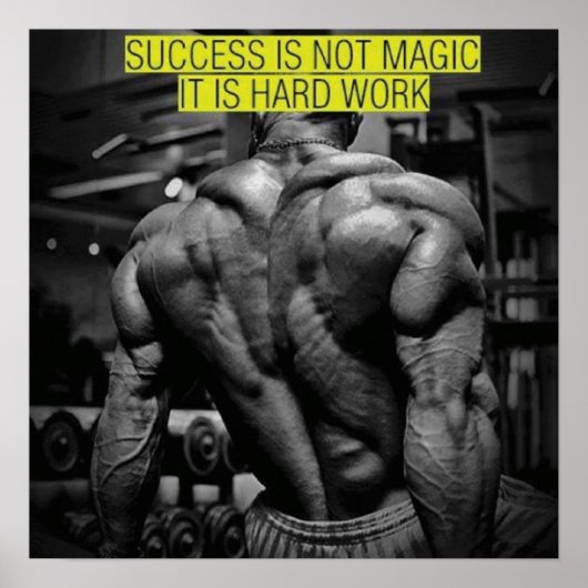 トレーニングやる気を起こさせる ポスター (正面)