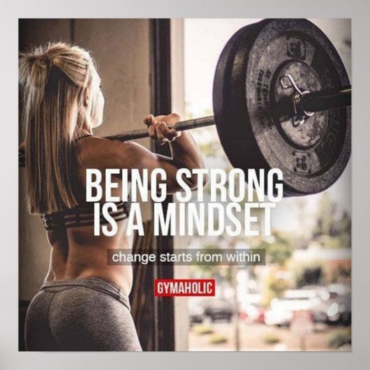 トレーニングやる気を起こさせる ポスター (正面)