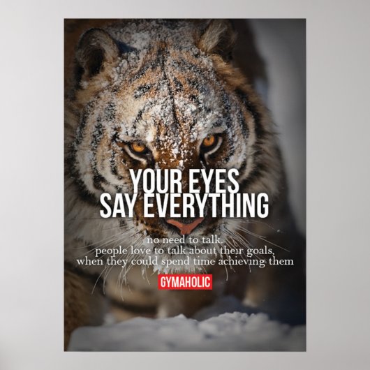 トレーニングやる気を起こさせる ポスター (正面)