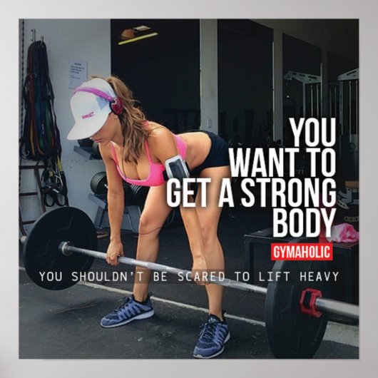 トレーニングやる気を起こさせる ポスター (正面)