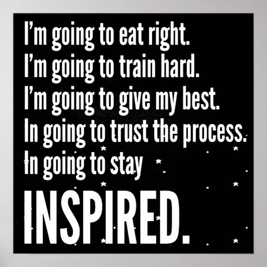 トレーニングやる気を起こさせる ポスター (正面)