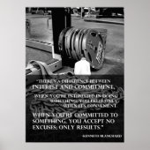 トレーニングやる気を起こさせる ポスター (正面)