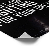 トレーニングやる気を起こさせる ポスター (角)