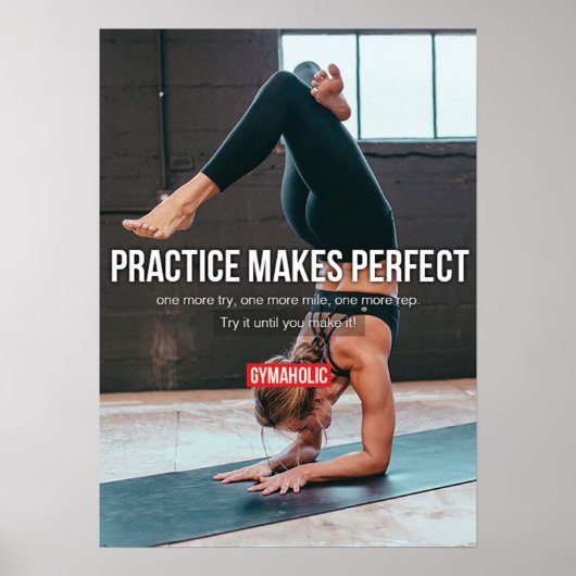 トレーニングやる気を起こさせる ポスター (正面)