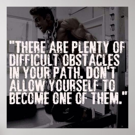 トレーニングやる気を起こさせる ポスター (正面)