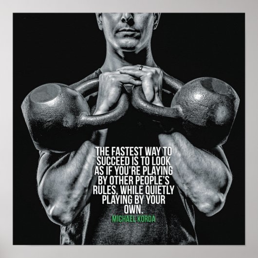 トレーニングやる気を起こさせる ポスター (正面)