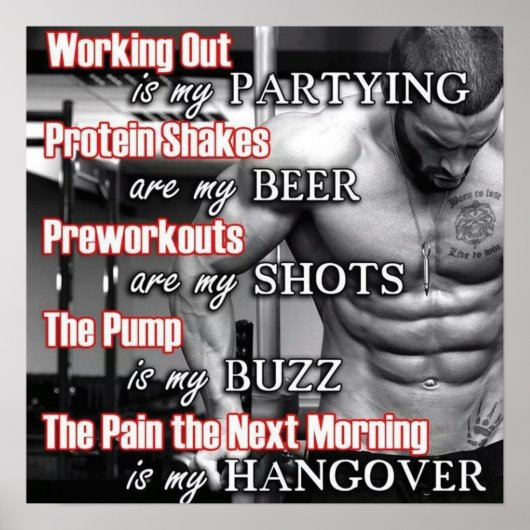 トレーニングやる気を起こさせる ポスター (正面)