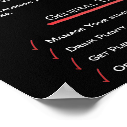 トレーニングやる気を起こさせる ポスター (角)