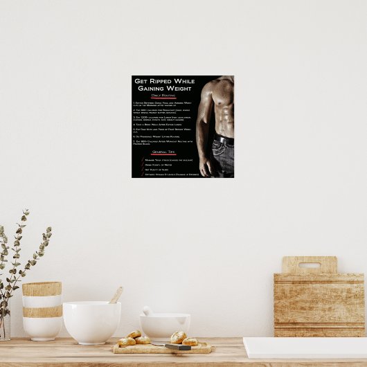 トレーニングやる気を起こさせる ポスター (キッチン)