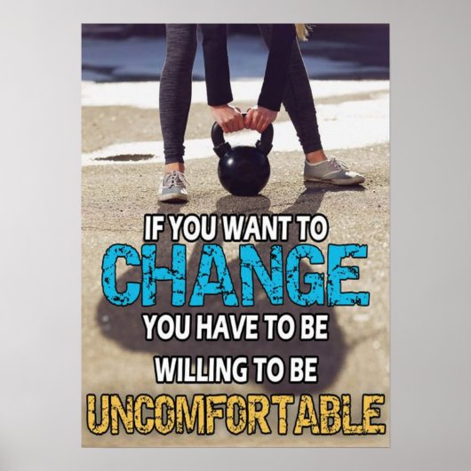 トレーニングやる気を起こさせる ポスター (正面)