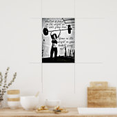 トレーニングやる気を起こさせる ポスター (キッチン)