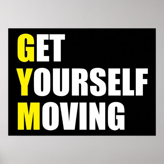 トレーニングやる気を起こさせる ポスター (正面)