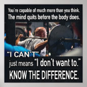 トレーニングやる気を起こさせる ポスター (正面)