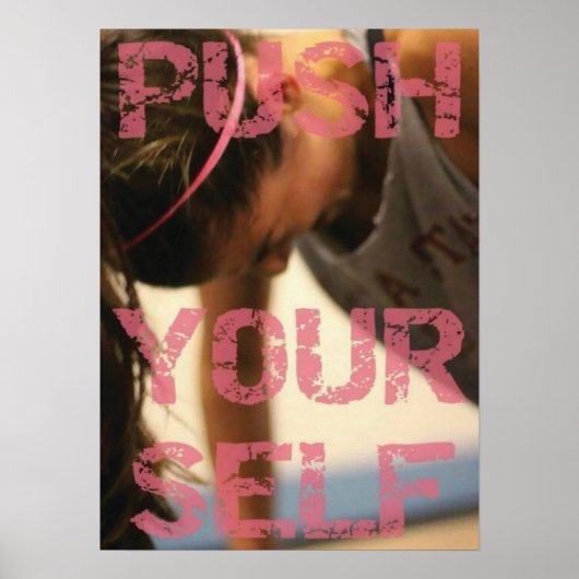 トレーニングやる気を起こさせる ポスター (正面)