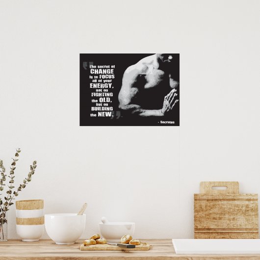 トレーニングやる気を起こさせる ポスター (キッチン)