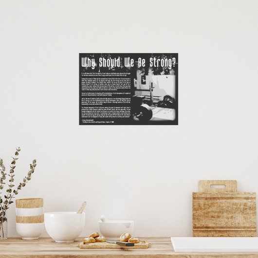 トレーニングやる気を起こさせる ポスター (キッチン)