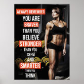 トレーニングやる気を起こさせる ポスター (正面)