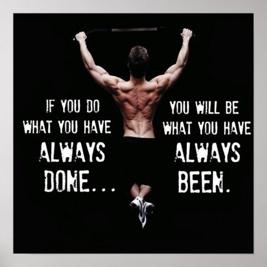 トレーニングやる気を起こさせる ポスター (正面)