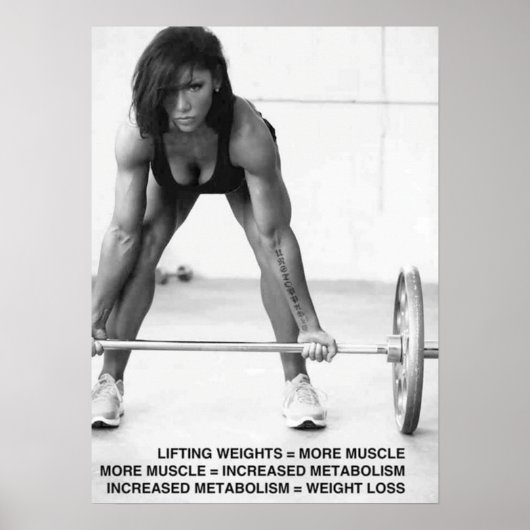 トレーニングやる気を起こさせる ポスター (正面)