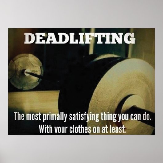 トレーニングやる気を起こさせる ポスター (正面)