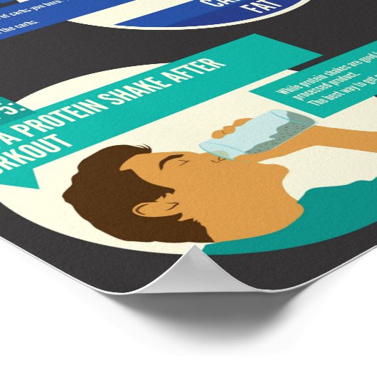 トレーニングやる気を起こさせる ポスター (角)