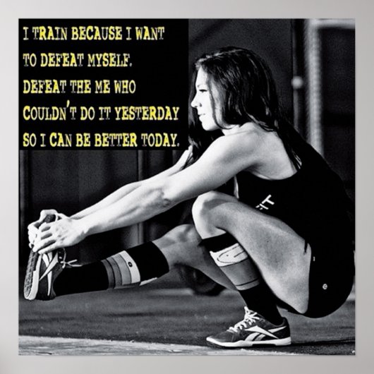 トレーニングやる気を起こさせる ポスター (正面)