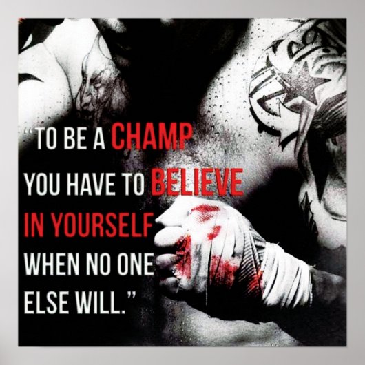 トレーニングやる気を起こさせる ポスター (正面)