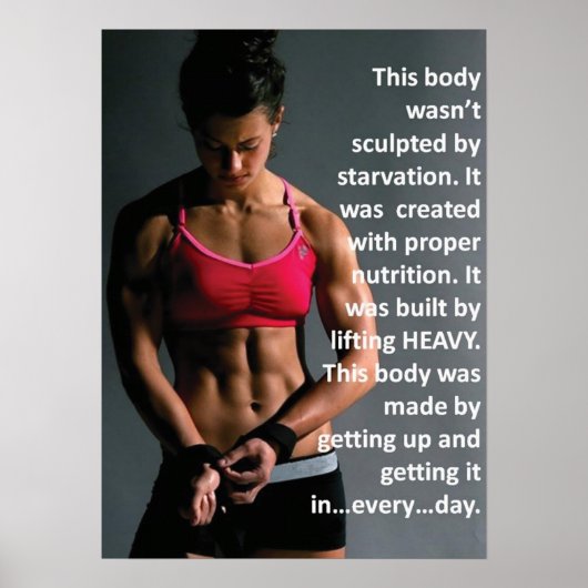 トレーニングやる気を起こさせる ポスター (正面)