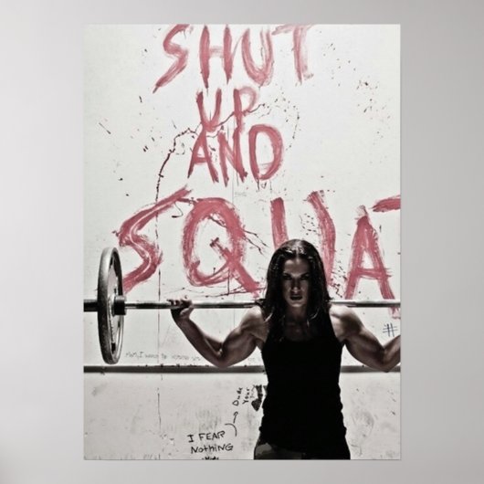 トレーニングやる気を起こさせる ポスター (正面)