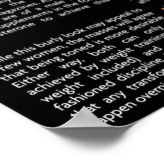 トレーニングやる気を起こさせる ポスター (角)