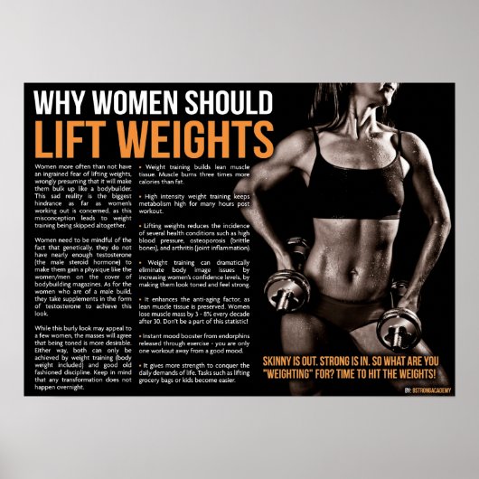 トレーニングやる気を起こさせる ポスター (正面)