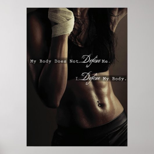 トレーニングやる気を起こさせる ポスター (正面)