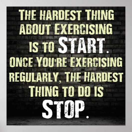 トレーニングやる気を起こさせる ポスター (正面)