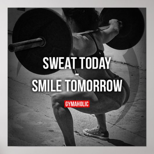 トレーニングやる気を起こさせる ポスター (正面)