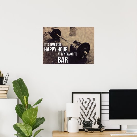 トレーニングやる気を起こさせる ポスター (ホームオフィス)