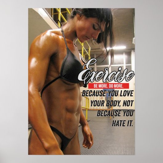 トレーニングやる気を起こさせる ポスター (正面)