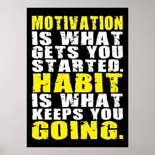 トレーニングやる気を起こさせる ポスター (正面)